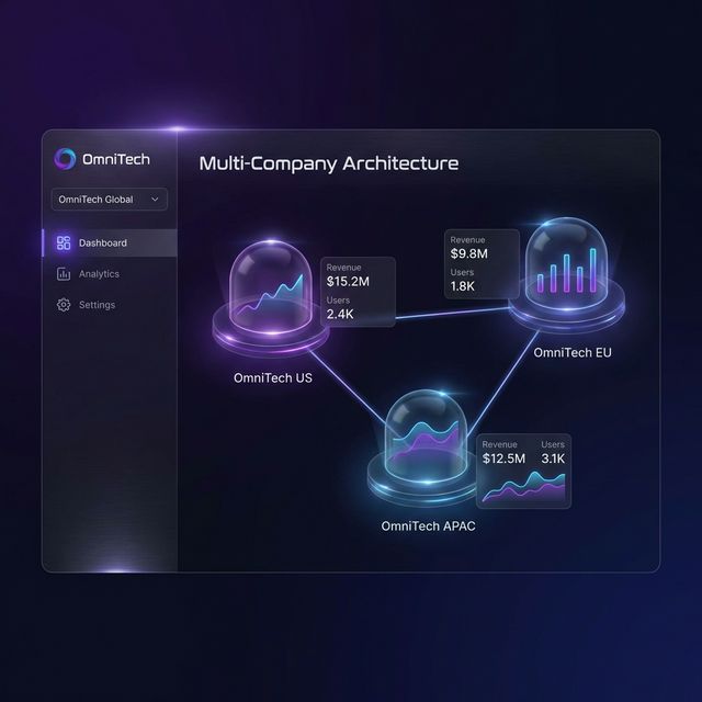 Dropdown menu showing rapid switching between multiple ecommerce brands